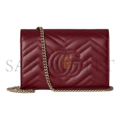 GUCCI GG MARMONT LEATHER TOTE BAG 779727 (26.5*18.5*12.5cm)